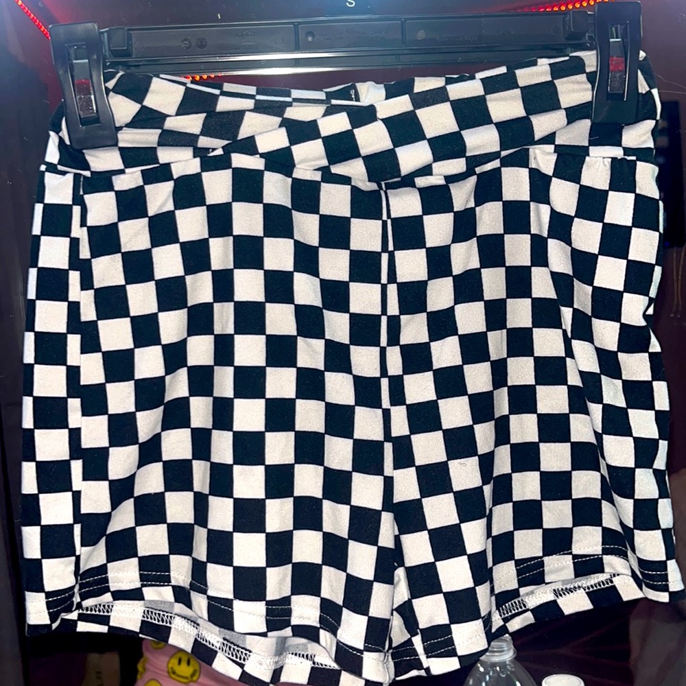 Checkered Biker shorts!!!